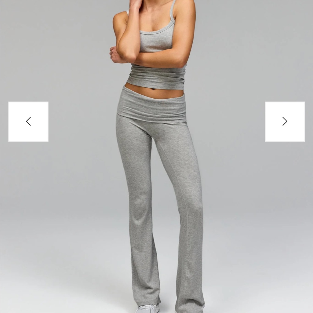Exercere Rib Foldover Pants Nwt